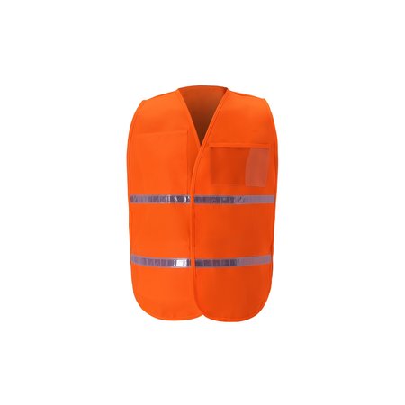 2W INTERNATIONAL Incident Command Vest, Orange, Regular IC100OR RG